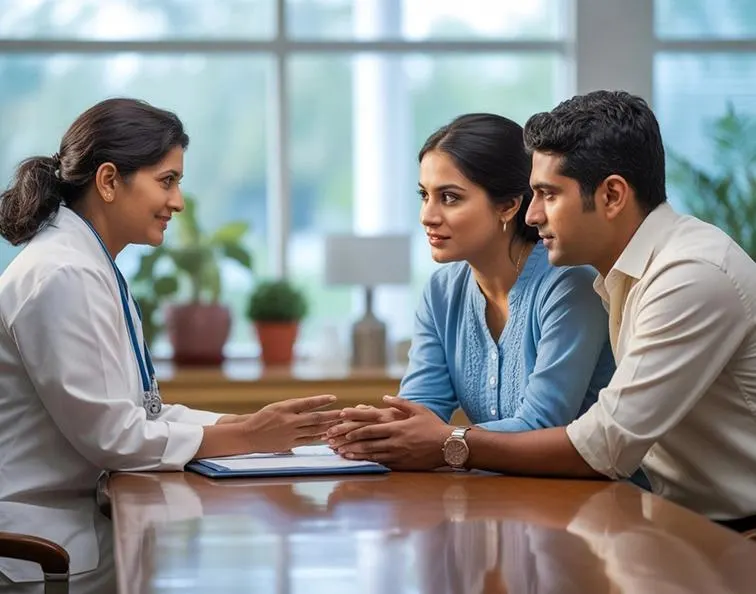 Parivar Saathi counsellor offering fertility guidance and support